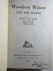 
10 F 249 : Woodrow Wilson and the people (1945)