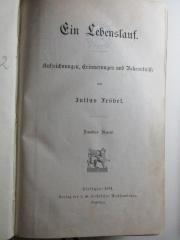 10 F 244-2 : Ein Lebenslauf : Aufzeichnungen, Erinnerungen und Bekenntnisse (1891)