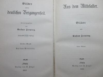 
10 F 223&lt;35&gt;-1 : Aus dem Mittelalter (1913)