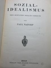 
1 G 45 : Sozial-Idealismus : neue Richtlinien sozialer Erziehung (1920)
