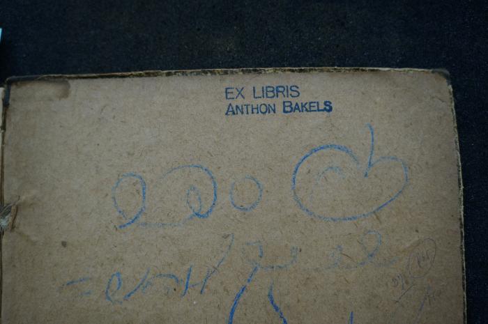 Asch1884 : ספר סיפורי מעשיות

 (1881);- (Bakels, Anthon ), Stempel: Exlibris, Name; 'Ex Libris 
Anthon Bakels'. 