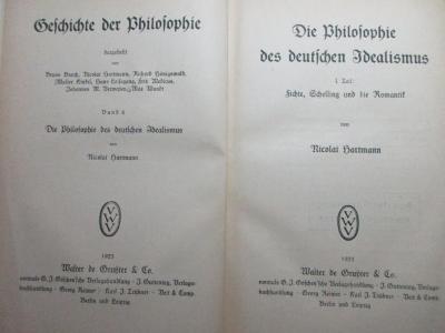 
1 G 86<a>-8,1 : Die Philosophie des deutschen Idealismus : Fichte, Schelling und die Romantik (1923)</a>