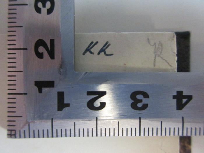 
10 F 417 : Masaniello (1784);- (unbekannt), Von Hand: Initiale, Annotation; 'K K K'. 