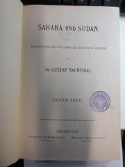 10 F 441-1 : Tripolis, Fezzân, Tibesti und Bornû (1879)