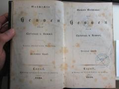 10 F 467-4,3 : Neuere Geschichte von Hessen (1839)