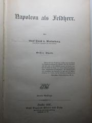 10 F 486&lt;2&gt;-1 : Napoleon als Feldherr (1887)