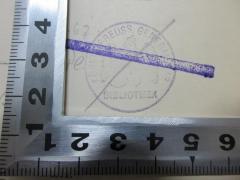 - (König. Preuss. Generalstab Bibliothek), Stempel: Name, Wappen; 'König [?] Preuss. Generalstab
Bibliothek'. 