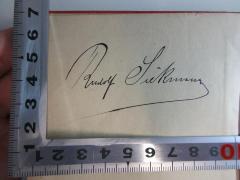 - (Siekmann, Rudolf), Von Hand: Autogramm; 'Rudolf Siekmann'. 