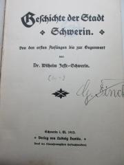 10 F 548-1 : Geschichte der Stadt Schwerin : von den ersten Anfängen bis zur Gegenwart : 1913-20 (1913)