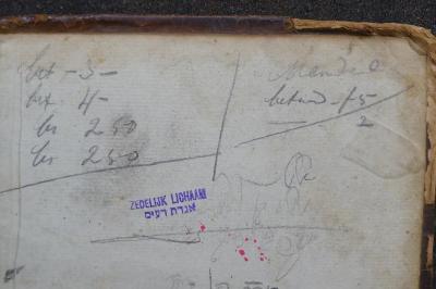 Asch1951 : משניות סדר זרעים : עם פירוש הגאון מוהר׳׳ר עובדיה מברטנורה ועם תוספת יום טוב

 (1635);- (Mendel, [?]), Von Hand: Notiz, Nummer; 'bet -3-
bet H-
bi 250
bi 250'. ;- (Mendel, [?]), Von Hand: Autogramm; 'Mendel
'. ;- (Zedelijk Lichaam), Stempel: Name; 'Zedelijk Lichaam
אגדת רעים'. 