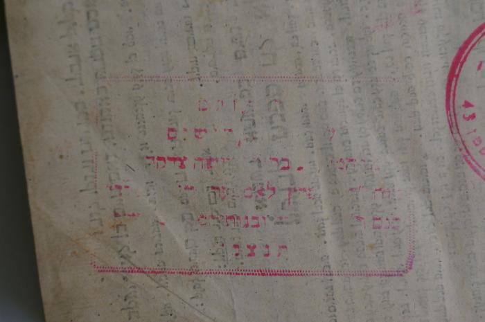 Asch1951 : משניות סדר זרעים : עם פירוש הגאון מוהר׳׳ר עובדיה מברטנורה ועם תוספת יום טוב

 (1635);- (unbekannt;Bet ha-Midrash Antwerpen), Stempel: Widmung; '[...]
ש[...]שים
[...] 
בר [...] ה צדקה
טוח׳׳ד [...] ין לאס 
[...]
בנם ר׳ [...] ובנות
[...] 
תנצב׳׳ה'. 