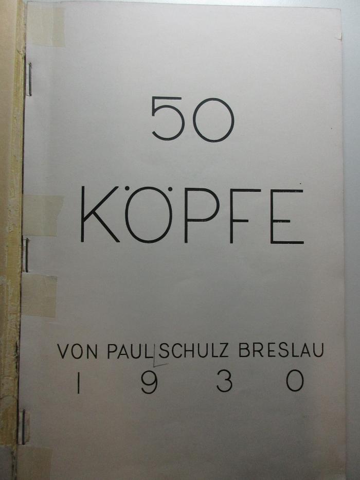 
10 H 119 : 50 Köpfe (1930)