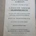 
10 K 271&lt;2a&gt; : Timaiu Sophistu Lexikon peri tōn para Platōni lexeōn = Timaei Sophistae Lexicon vocum Platonicarum (1789)