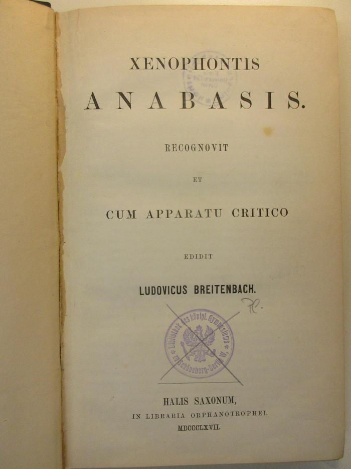 
10 K 419 : Anabasis (1867)