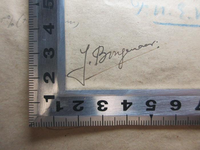-, Von Hand: Autogramm; 'J. B[?]';
10 K 172 : Suidae Lexicon (1854)
