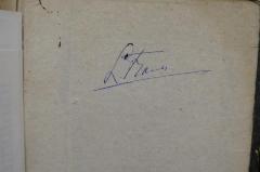 - (Franḳ, Leiv Yuda), Von Hand: Autogramm; 'L. Frank'. 