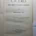
10 K 452 : Cicero : sein Leben und seine Schriften (1891)