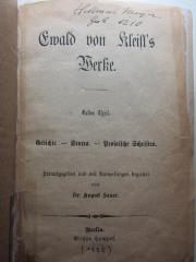 10 L 137-1 : Gedichte ; Seneca ; Prosaische Schriften (1880)