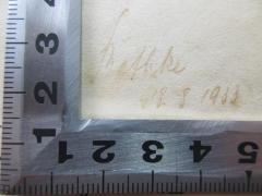 - (Bethke, [?]), Von Hand: Autogramm, Datum; 'Bethke[?]
18[?].8.1933'. 