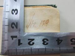 - (Bethke, [?]), Von Hand: Annotation, Notiz, Nummer; '[?] 179'. 