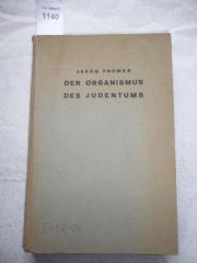  Der babylonische Talmud zur Herstellung einer Realkonkordanz vokalisiert, übersetzt und signiert. Einleitung: Der Organismus des Judentums. (1909)