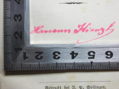 - (Kienzl, Hermann), Von Hand: Autogramm; 'Hermann Kienzl'. ;10 L 284-22 : Der Russe in Deutschland. Die Unvermählte. Das Gespenst. Die englischen Waren (1841)