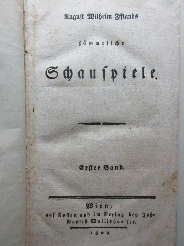 
10 L 408-1 : Meine theatralische Laufbahn (1799)