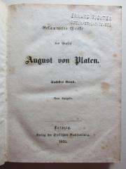 
1 L 73/1&lt;*&gt;-6 : Poetischer und litterarischer Nachlaß (1853)