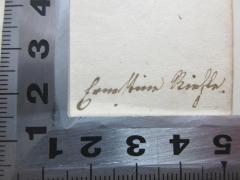 - (Riehle, Ernestine), Von Hand: Autogramm; 'Ernestine Riehle/Biehle'. 