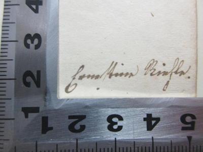 
10 L 400 : Sämmtliche Gedichte (1846);- (Riehle, Ernestine), Von Hand: Autogramm; 'Ernestine Riehle/Biehle'. 