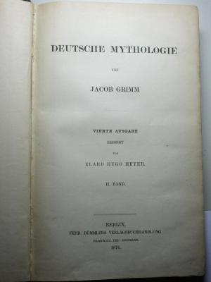 
1 L 132&lt;4&gt;-2 : Deutsche Mythologie (1876)
