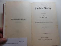 1 L 20-3 : Hebbels Werke (1900)