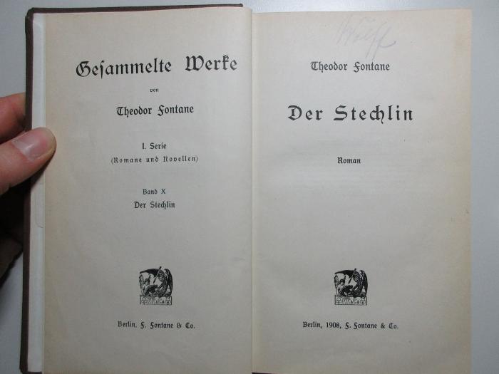 
1 L 197-1,10 : Der Stechlin  (1908)