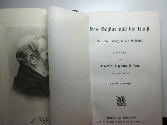 1 M 78&lt;3&gt;-1 : Das Schöne und die Kunst : zur Einführung in die Aesthetik (1907)