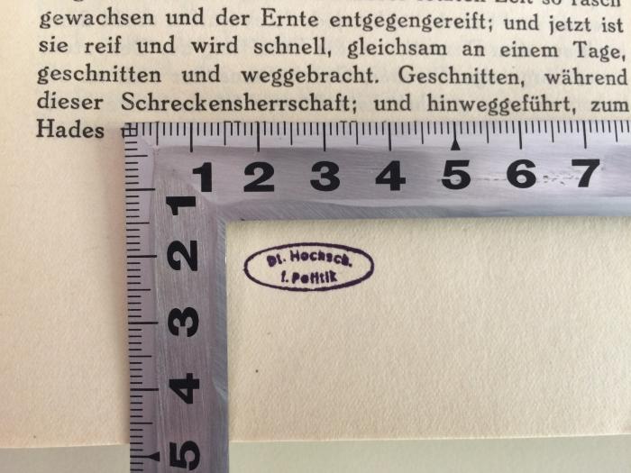 Ba 334 (ausgeschieden) : Das Experiment des Bolschewismus (1929);- (Deutsche Hochschule für Politik;Deutsche Hochschule für Politik. Bibliothek), Stempel: Name; 'Dt. Hochsch. f. Politik'.  (Prototyp)