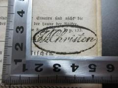 - (Christen, J. A.), Stempel: Name; 'J. A. Christen'.  (Prototyp)