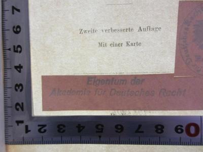 - (Akademie für Deutsches Recht. Bibliothek), Stempel: Name, Notiz; 'Eigentum der 
Akademie für Deutsches Recht'. ;
10 Q 3&lt;2&gt; : Zwei Isländergeschichten : die Honsna-Pores und die Bandamanna saga (1913)