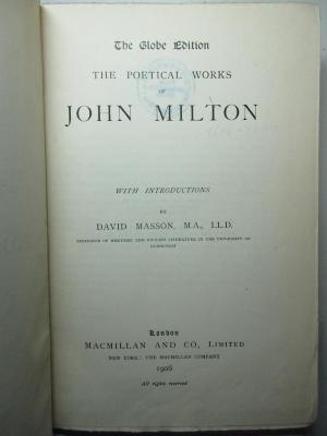 
10 M 294&lt;*1906&gt; : The poetical works (1906)