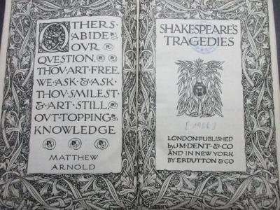 
10 M 273 : Tragedies (1906)