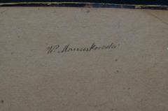 - (Manuskowski, W. Natan), Von Hand: Autogramm; 'W. Manuskowski'. 