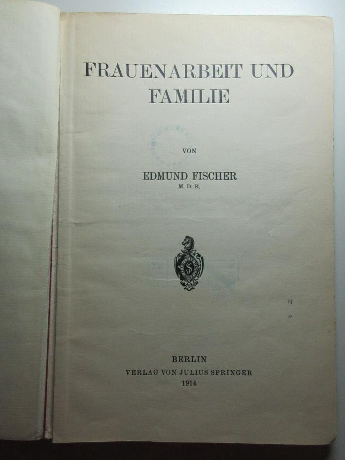 10 X 136 : Frauenarbeit und Familie (1914)