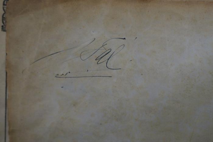 Asch7032 : ספר נחלת צבי והוא נופת צופים  (1881);- (Tal, Justus), Von Hand: Autogramm; 'J. Tal'. 