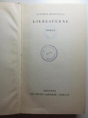 10 X 142 : Liebesferne : Roman