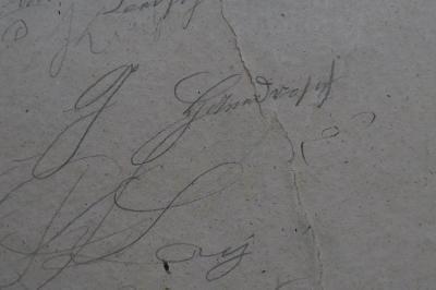 Asch7042 : טור אבן העזר (1858);- (Hitendrasch, G.), Von Hand: Autogramm; 'G Hitendrasch'. 