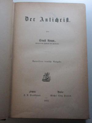 2 B 96 : Der Antichrist (1873)