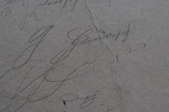 - (Hitendrasch, G.), Von Hand: Autogramm; 'G Hitendrasch'. 
