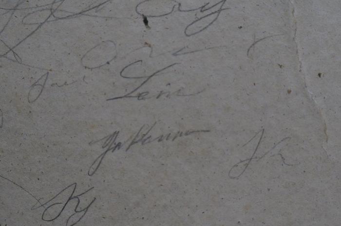 Asch7042 : טור אבן העזר (1858);- (Guthmann, Lene), Von Hand: Autogramm; 'Lene Guthmann'. 