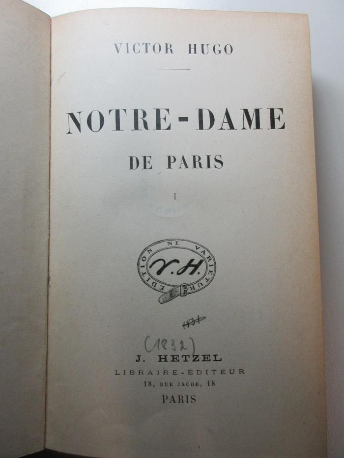 10 X 447-1 : Notre-Dame de Paris (1832)