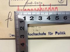 - (Ortl, [?]), Von Hand: Datum, Name; '15.3.49. (Dr. Ortl)'. 
