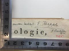 - (Krappe, E.), Von Hand: Name, Datum, Notiz, Nummer; 'aus dem Nachlaß: E. Krappe[r]
G. Ba[r]leben
1934
410,5'. 